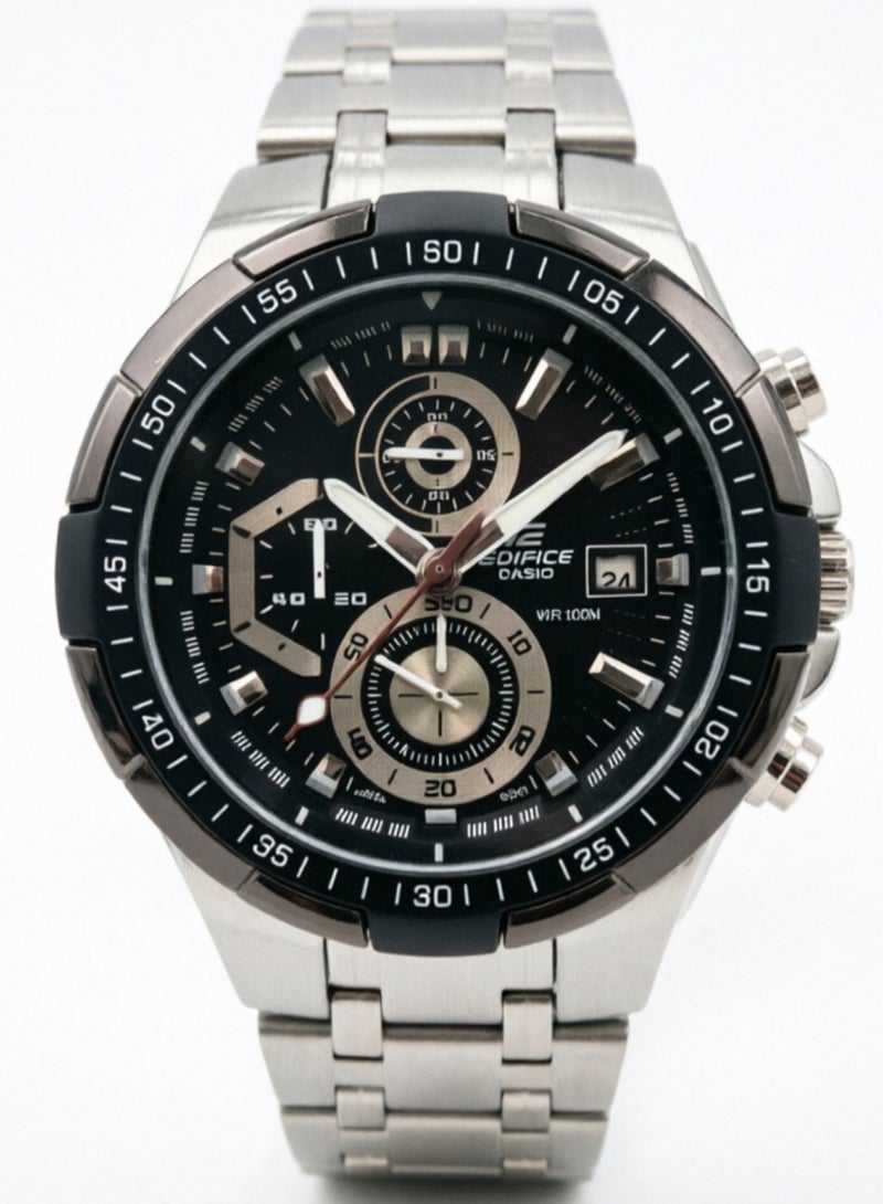 CASIO Men Edifice Water Resistant Chronograph Watch EFR-539D-1A - 50 mm - Silver - Image 1