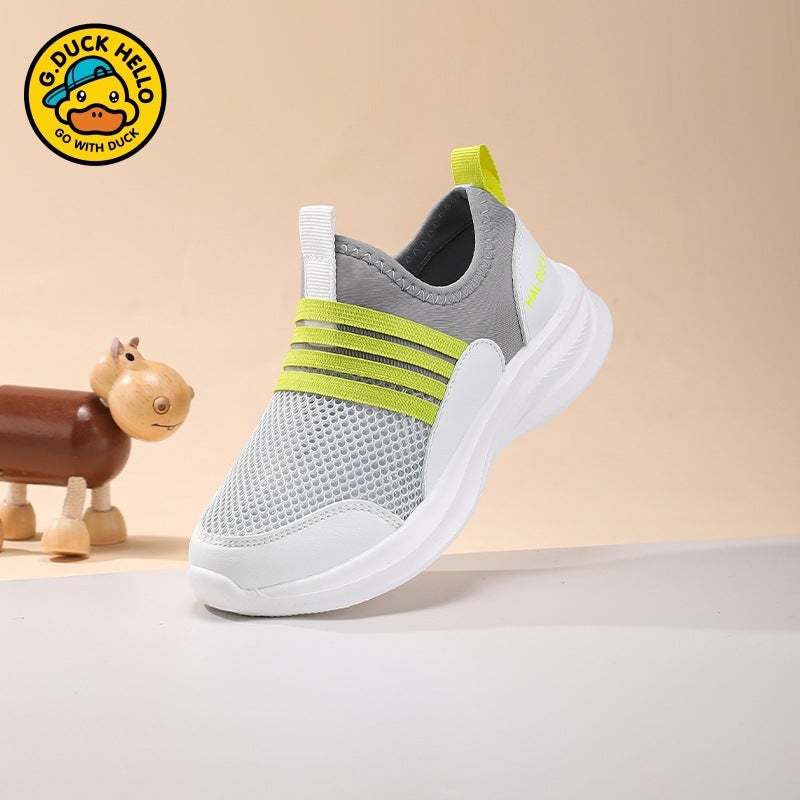 Selling Mesh Breathable Children'S Sports Shoes Lightweight Slip-On Casual Shoes For Boys And Girls Summer Lazy Shoes - Image 4