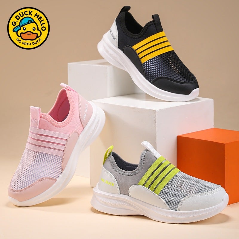 Selling Mesh Breathable Children'S Sports Shoes Lightweight Slip-On Casual Shoes For Boys And Girls Summer Lazy Shoes - Image 5