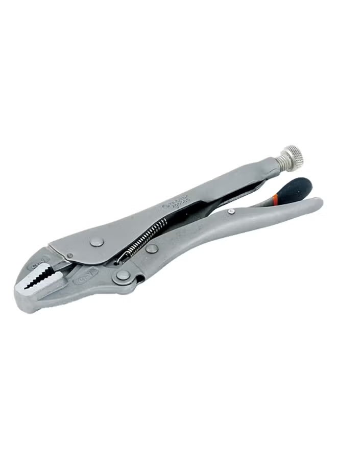 Straight Jaw Locking Plier Silver