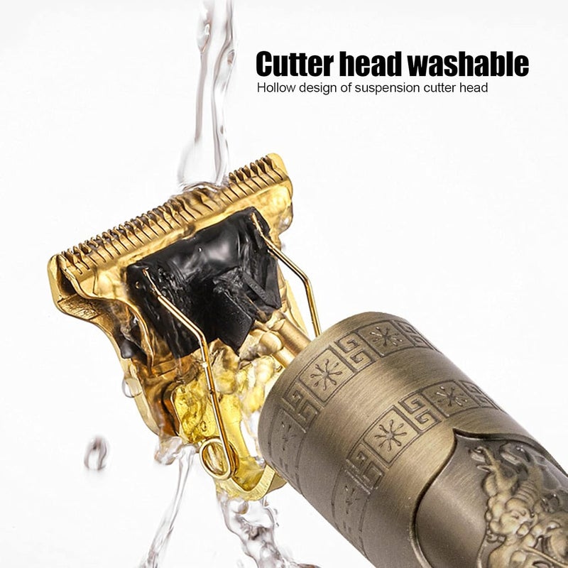klarako Electric Hair Clipper, Rechargeable Metal Carving Electric Hair Clipper Household Hair Trimmer Cutting Machine, Hair Clipper Men - Image 4