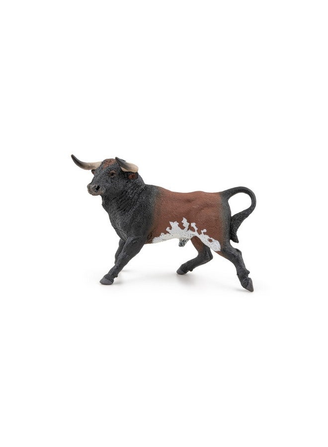 Papo Papo - Spanish Bull - Realistic Figurine - for Ages 3+ - Farmyard Collection - Hand Painted - Highly Detailed - Durable and Educational - Gift Idea - Collectable - Spanish Bull - Farmyard Animal - Image 1