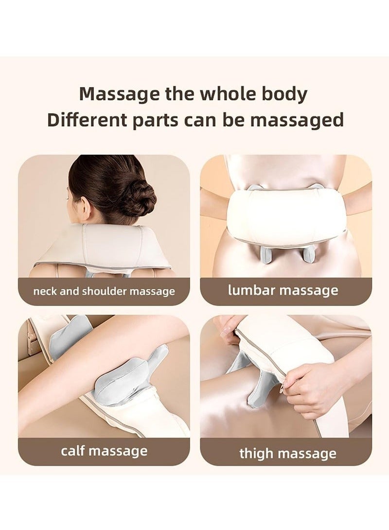 HAVEN Neck and Back Massager with Heat - Massager Pillow for Neck, Back, Shoulder, Legs - Body Pain Relief - Electric, Rechargeable, Deep Tissue 5D Kneading Massage Machine - Image 3