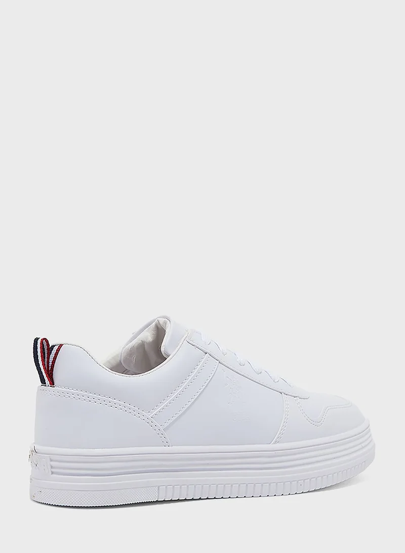 U.S.Polo Lace Up Low Top Sneakers
