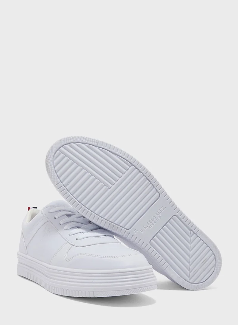 U.S.Polo Lace Up Low Top Sneakers