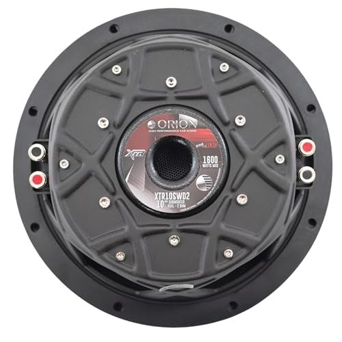 ORION XTR Series XTR10SWD2 Shallow Mount 10” Car Subwoofer, 1600W Max Power, 400W RMS, Dual 2 Ohm, UV Coated Cone, NBR Surround – Compact Slim Subwoofer for Clean Bass in Tight Car Audio Installs - Image 5