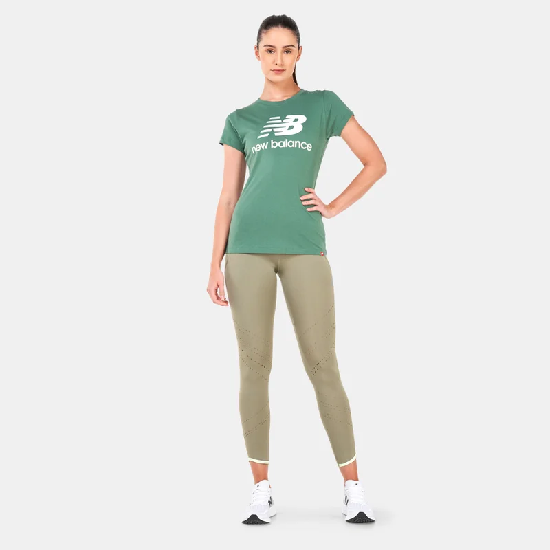 New Balance Women's Essentials Stacked Logo T-Shirt