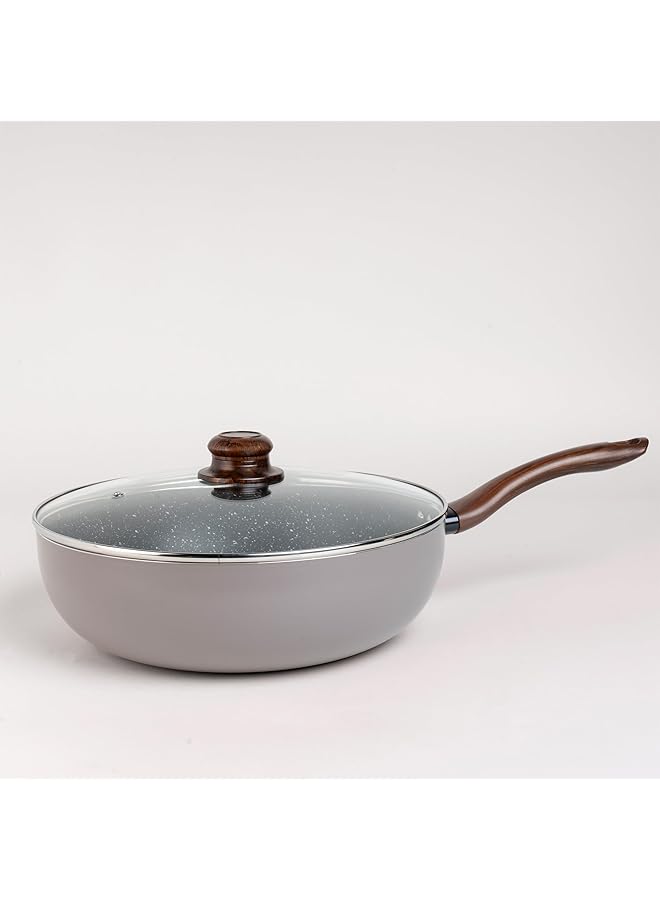 ألبرتو مقلاة عميقة بنية اللون 30 سم - Image 2