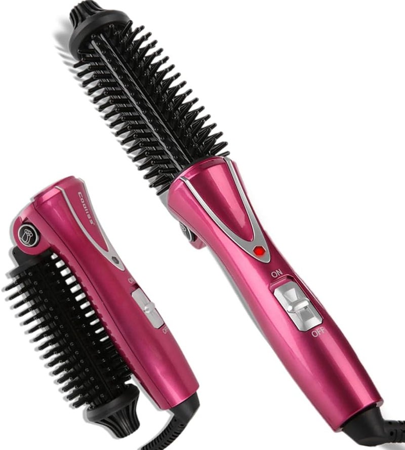 Electric Professional AntiScald Curling Brush  Instant Heat Up Wands for All Hair Types