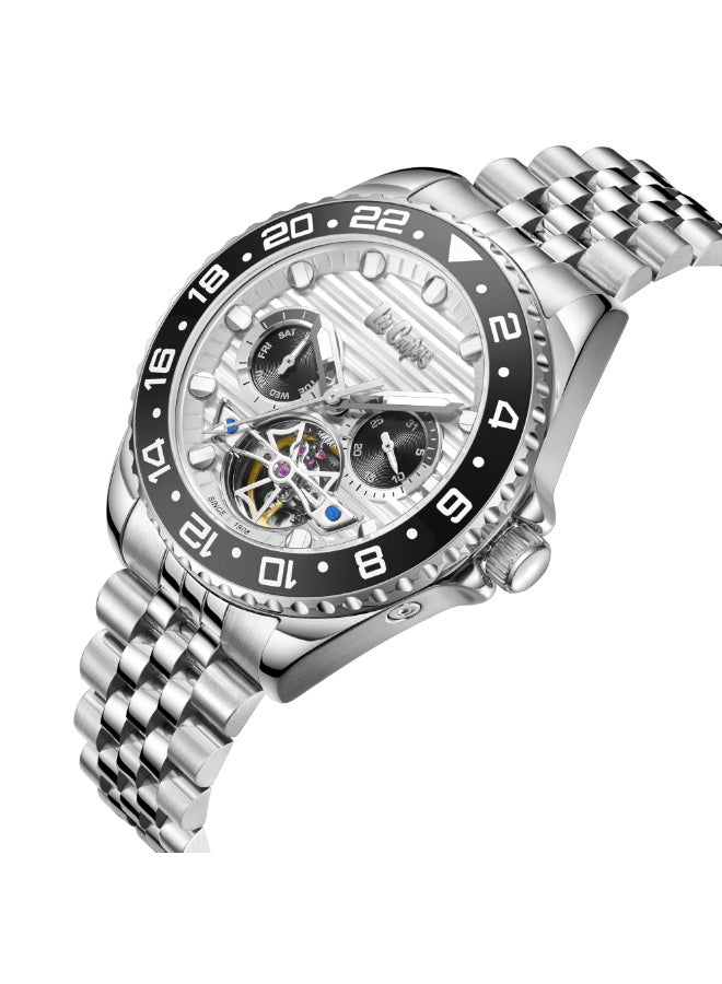 لي كوبر ساعة أوتوماتيكية معدنية للرجال . -  مم - Image 2