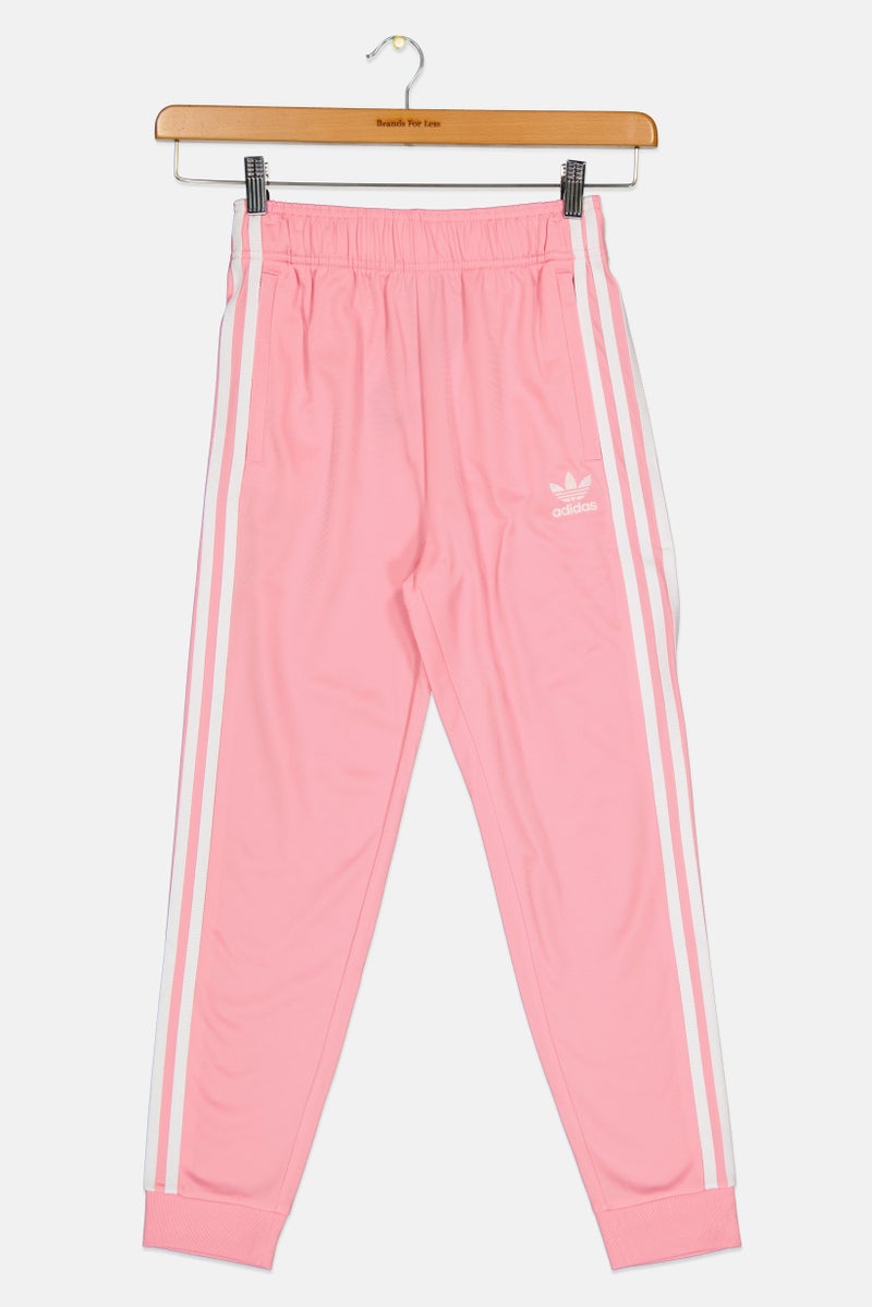 adidas Originals سروال رياضي للفتيات، مناسب للتدريب، وردي - Image 1