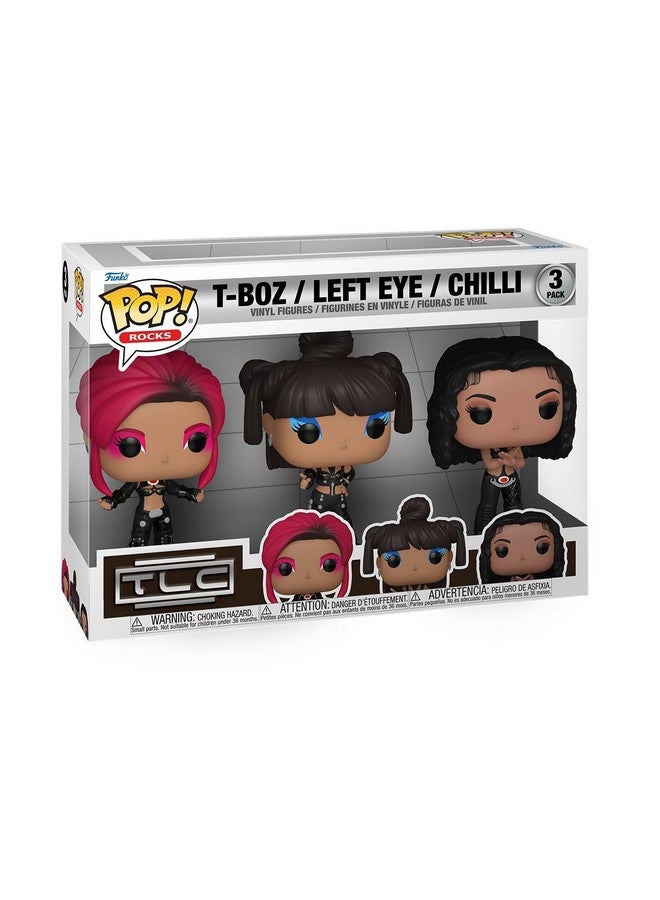 Funko POP! Rocks: TLC - T-Boz, Left Eye, Chilli 3-Pack - Collectable Vinyl Figure - Gift Idea - Official Merchandise - for Kids & Adults - Music Fans - Model Figure for Collectors and Display - Image 1