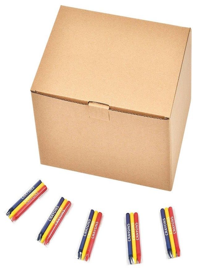 Madisi Crayons Bulk Pack, Regular Size, 3 Colors, 300 Packs, 900 Count - Image 2