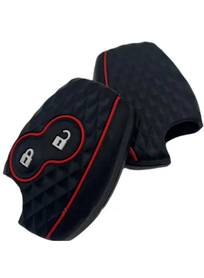 Black Silicone Car Key Case Cover For Renault Clio Scenic Megane Duster Sandero Captur Twingo Modus 2 Buttons - Image 4
