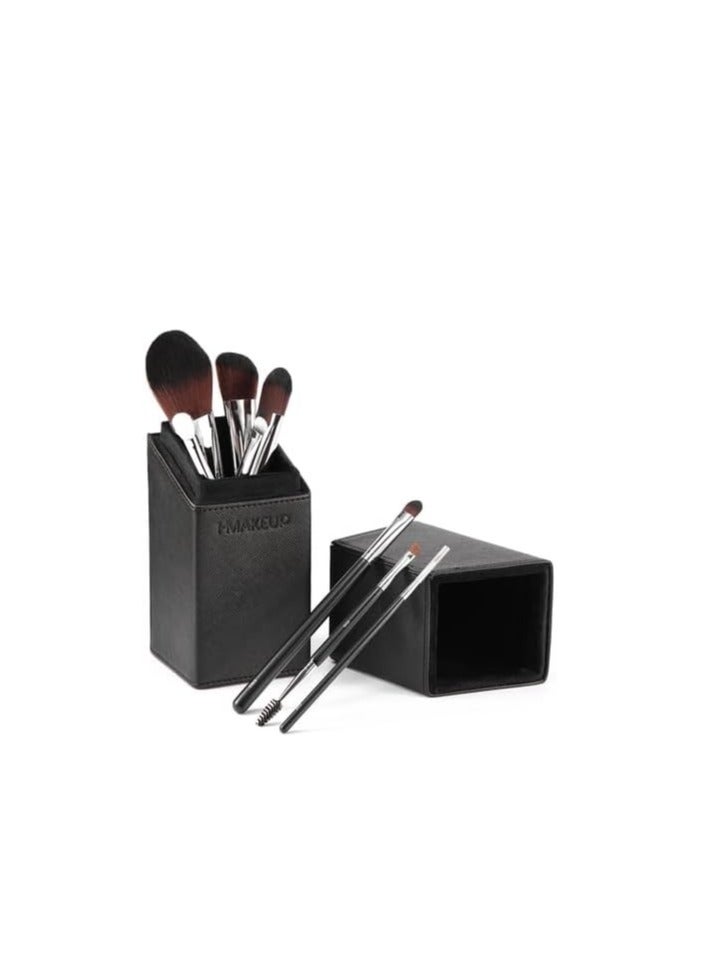 i-MAKEUP Professional 8-Piece Makeup Application Brush Set for a Flawless Full-Face Look
