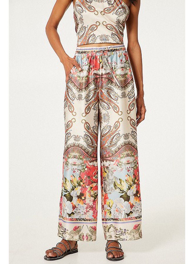 BSB Satin printed trousers - Image 2