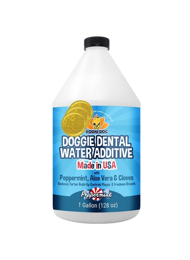Bodhi Dog - New Peppermint Fresh Breath Dental Water Additive for Dogs and Pets | Teeth, Breath, and Healthy Gums | Tartar Cleaning, Plaque Remover & Fresh Drinking Oral Care Cleaner No Brush Required (128oz) - Image 1