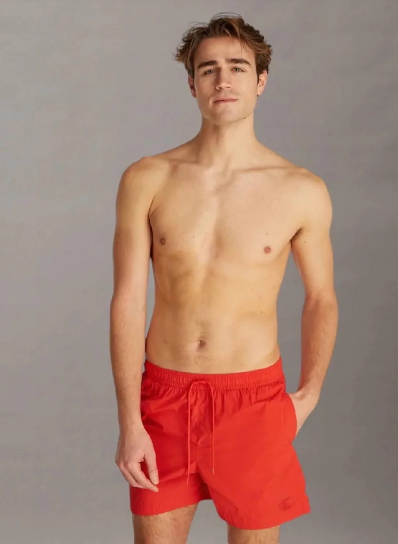 Medium Drawstring Swim Shorts - CK Soft Nylon