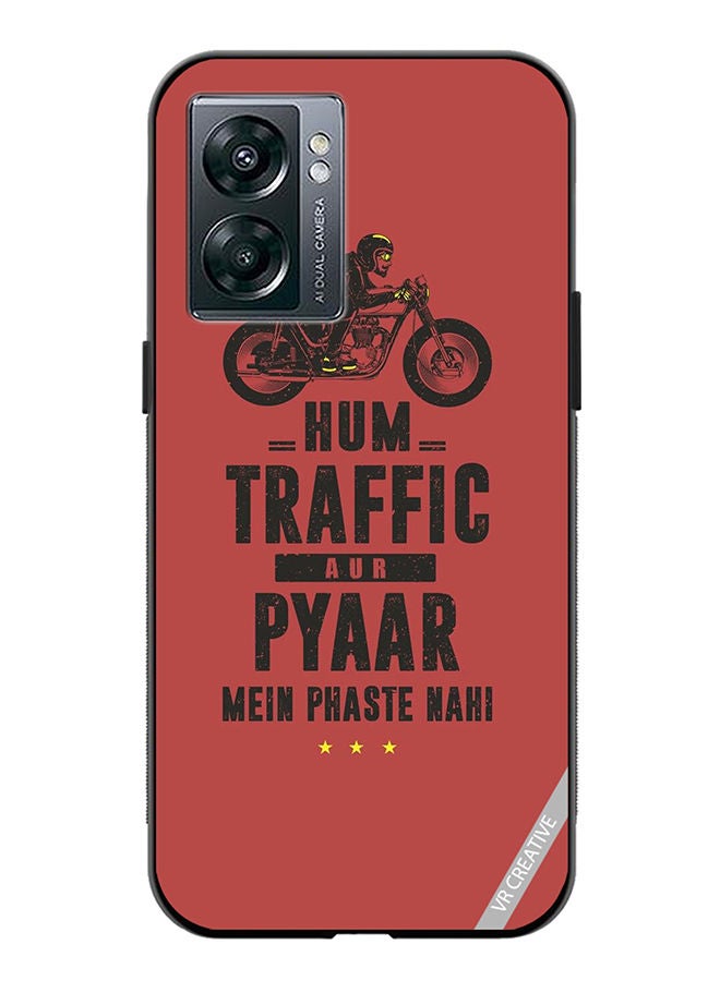 VR CREATIVE Protective Case Cover For OnePlus Nord N300 Traffic Aur Pyaar Design Multicolour - Image 1