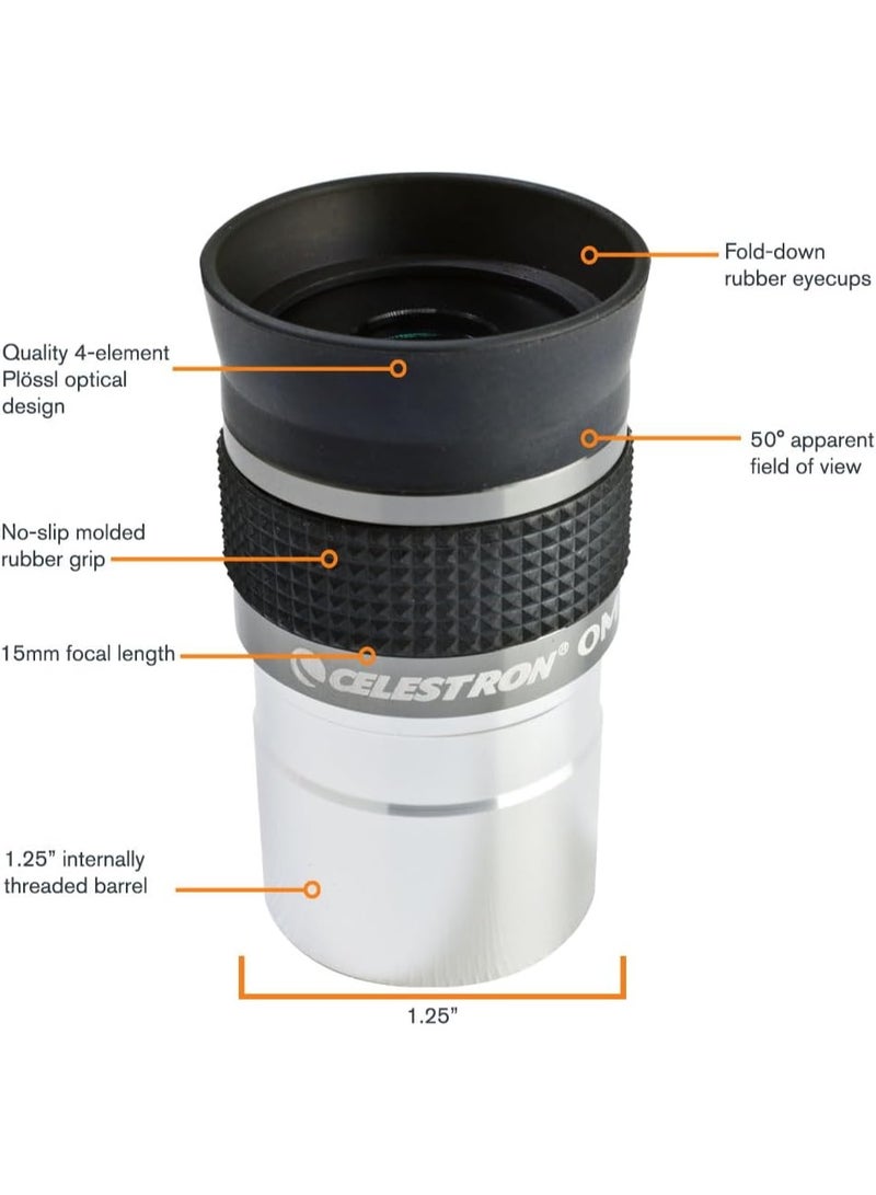 Celestron 93320 1-1/4-15 mm Omni Series Eyepiece - Image 3