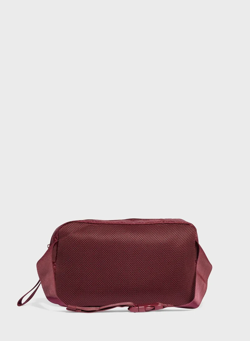adidas Originals Trefoil Jacquard Monogram Oversized Waistbag