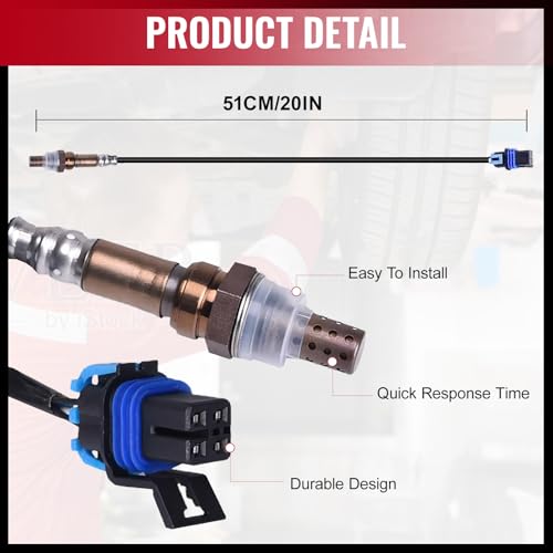 Bapmic Oxygen 02 O2 Sensor Downstream 234-4337 13444 12578459 Compatible with 1996-2004 Chevrolet GMC Cadillac ASG277 - Image 4