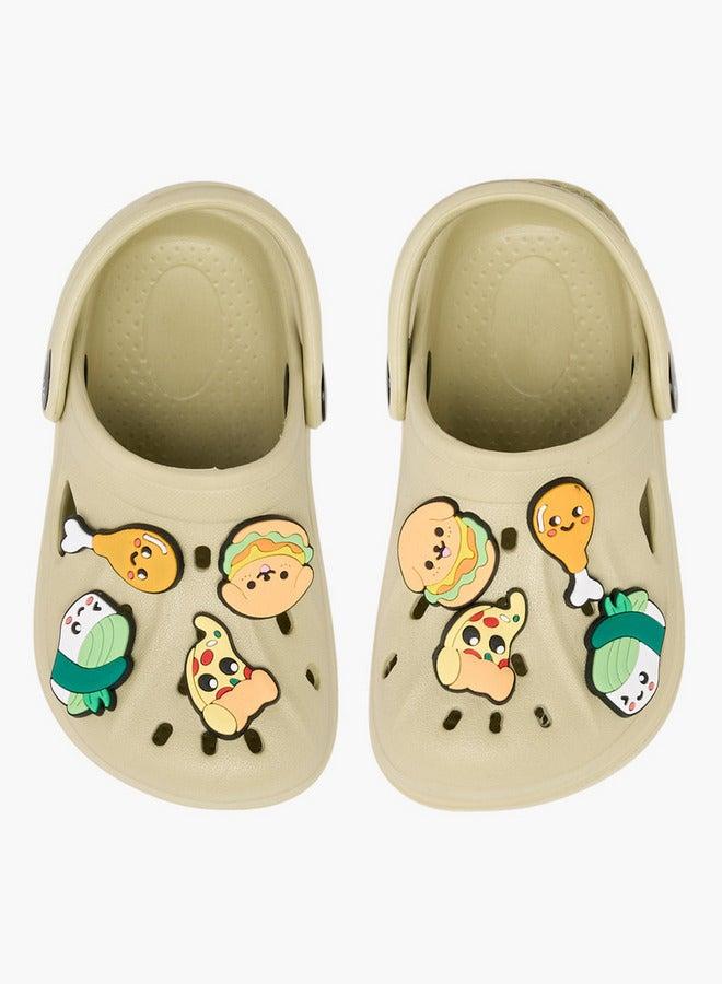 Aqua Food Jibbitz Clogs with Backstrap - Image 3