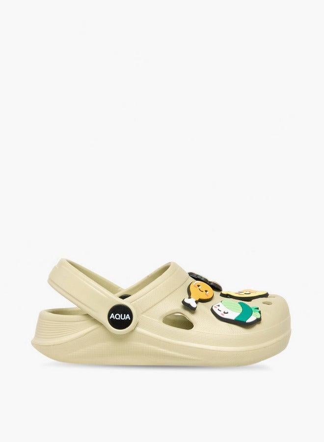 Aqua Food Jibbitz Clogs with Backstrap - Image 2