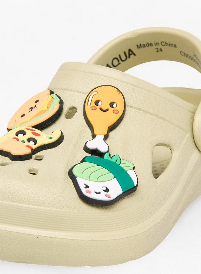 Aqua Food Jibbitz Clogs with Backstrap - Image 5