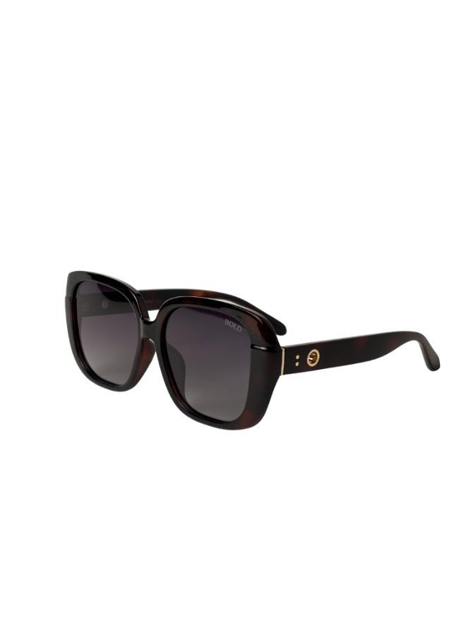 BOLD Riva Square Sunglasses For Woman - Brown - Image 2