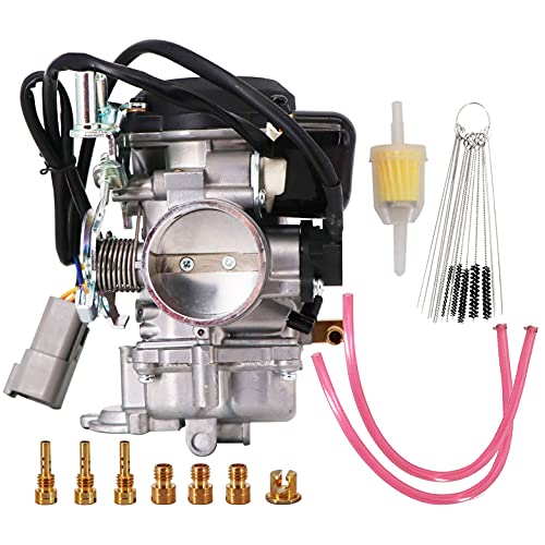 Tektall Carburetor for 2001 Buell Blast 2000-2009 With Jet 42# 45# 48# 140# 150# 160# Part No. 27404-00Y-18389 Filter Carbon dirt cleaner tool kit - Image 1