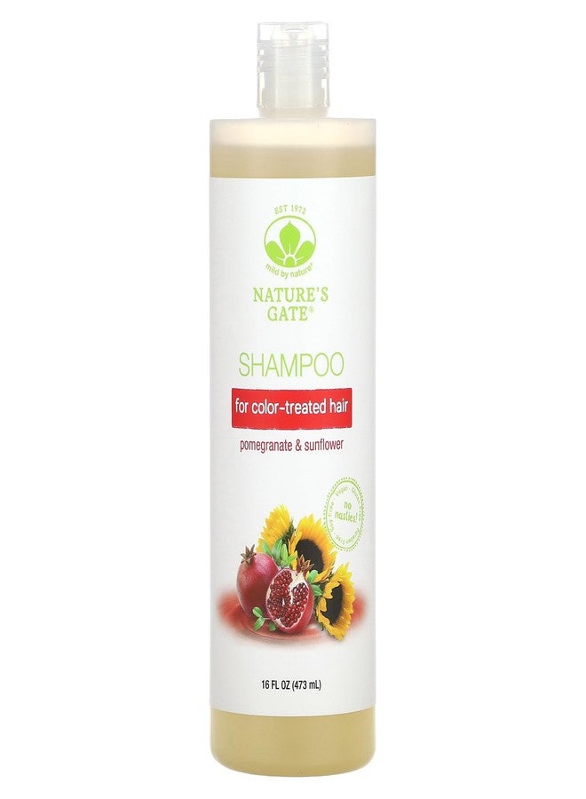 Nature's Gate Mild By Nature (Nature's Gate), Pomegranate & Sunflower Shampoo for Color-Treated Hair, 16 fl oz (473 ml) - Image 1