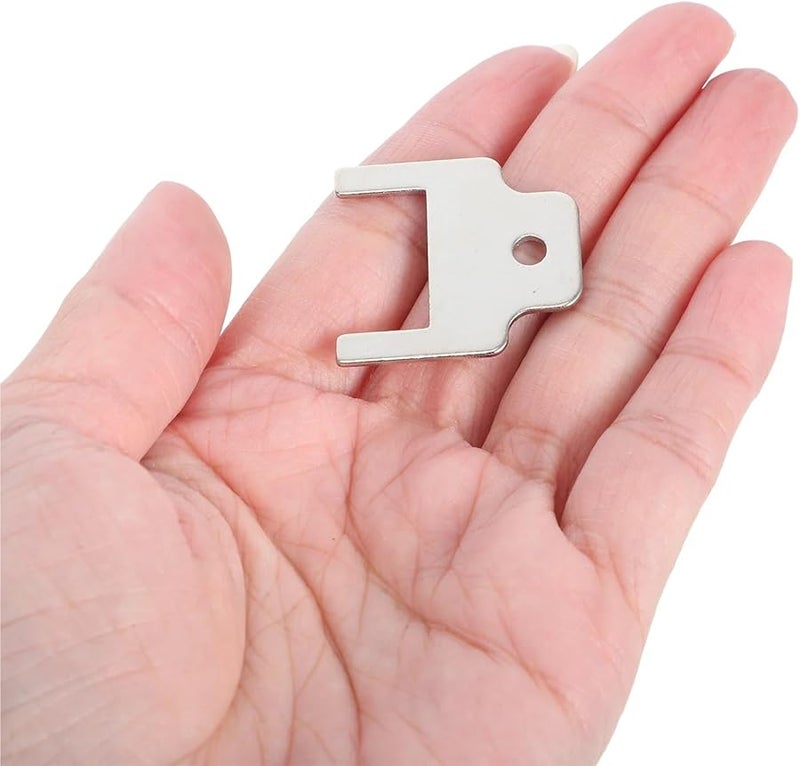 Toilet Paper Dispenser Key Set 8pcs Portable Metal Opening Tool for Public Restroom Maintenance - Image 3