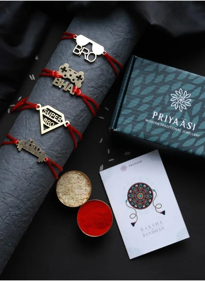 برياسي Elegant Women Multicolour Rakhi with pattern and secured with Tie-Ups closure and styled in ideal for moments — a must-have for your statement wardrobe.
