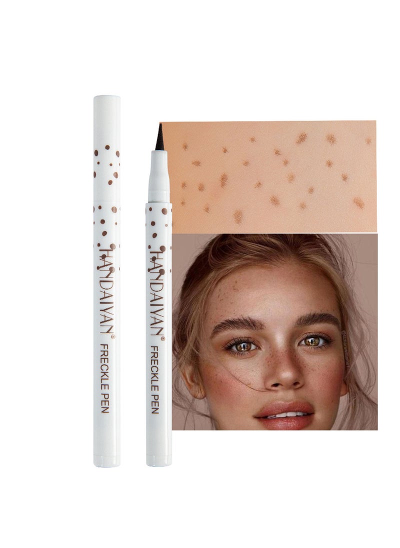 Handaiyan HANDAIYAN Freckle Pen 4 Colors Available, Natural Lifelike Freckle Makeup Pen, Waterproof Long Lasting Quick Dry Natural Makeup (3)  - Image 1