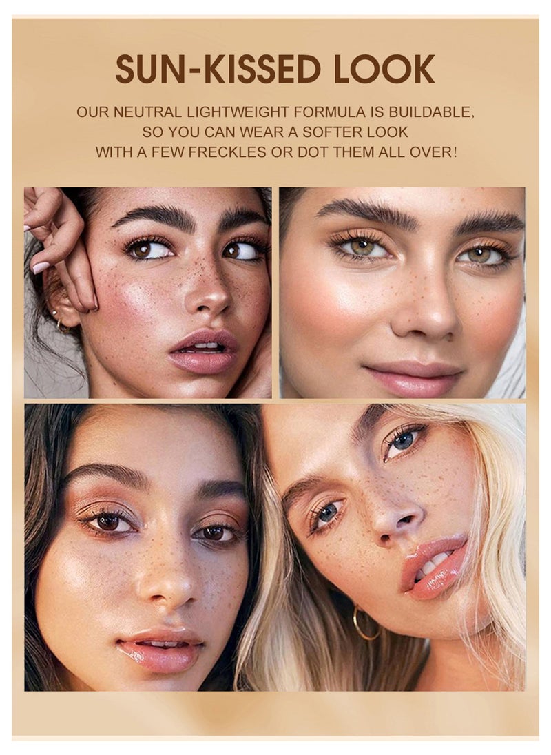 Handaiyan HANDAIYAN Freckle Pen 4 Colors Available, Natural Lifelike Freckle Makeup Pen, Waterproof Long Lasting Quick Dry Natural Makeup (3)  - Image 3