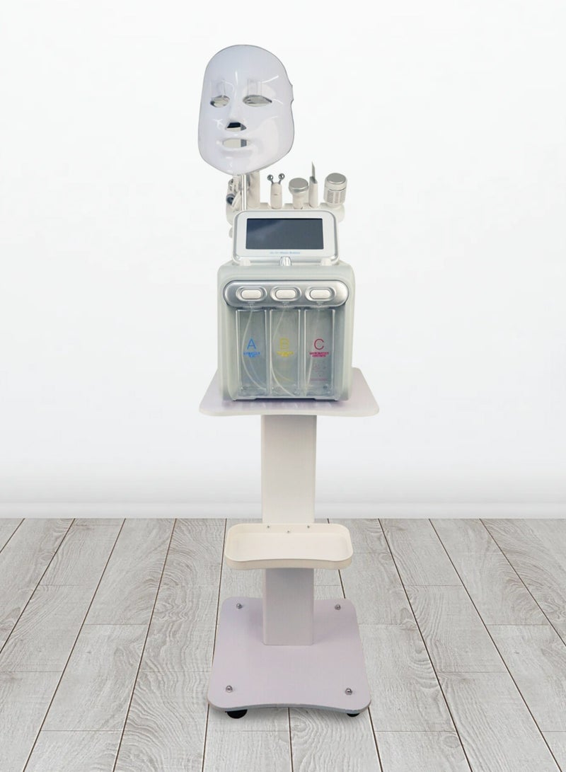 Meishida Trolley Cart Wooden Stand with Lockable Wheels for Beauty Barber Shop and Salon - Image 4