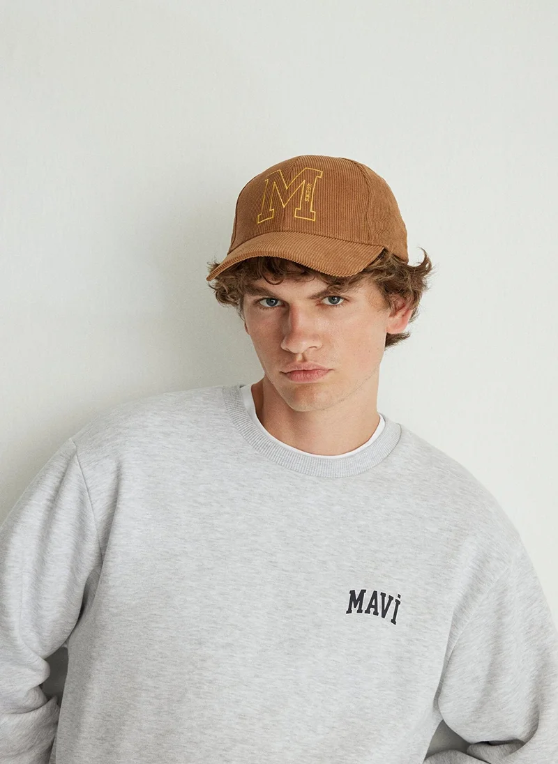 مافي MAVİ PRINTED SWEATSHIRT Snow Grey Melang