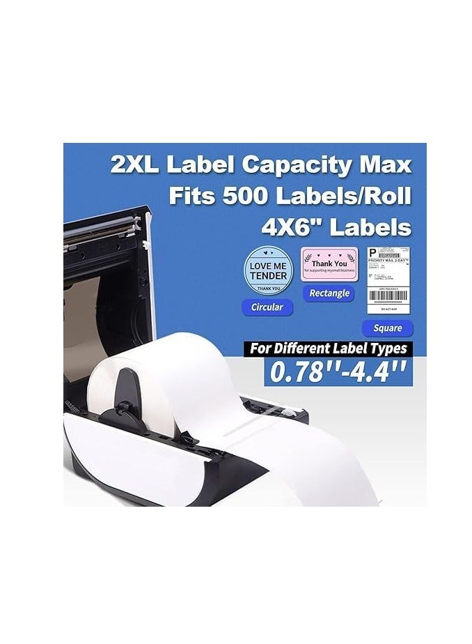 AIMO Bluetooth Thermal Printer- D520-BT Shipping Label Printer 4x6 Printer for Small Business & Packages/Barcode/Address/Postage Label - Image 3