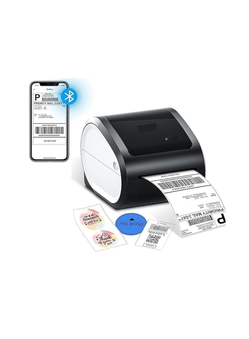 AIMO Bluetooth Thermal Printer- D520-BT Shipping Label Printer 4x6 Printer for Small Business & Packages/Barcode/Address/Postage Label - Image 1