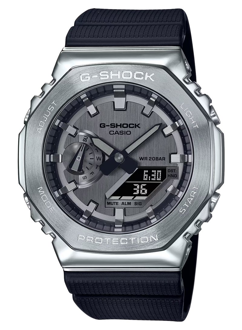 G-SHOCK Analog-Digital Water Resistant Silicone Strap Watch GM-2100-1ADR - Image 1