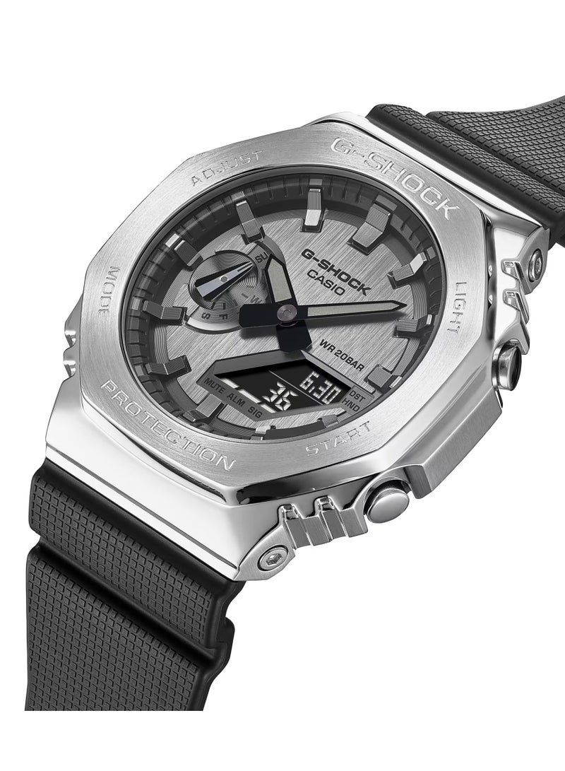 G-SHOCK Analog-Digital Water Resistant Silicone Strap Watch GM-2100-1ADR - Image 2