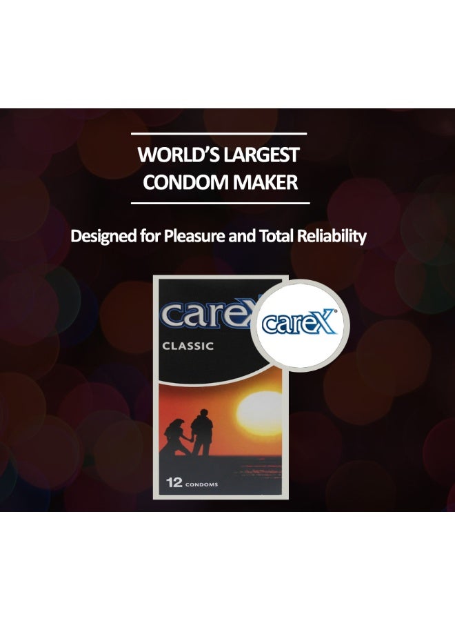 careX Classic Condoms | The First Of Its Kind For Your Endless Love | 12 Count - Image 4