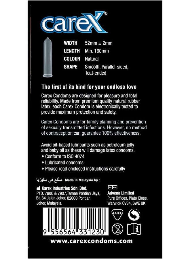 careX Classic Condoms | The First Of Its Kind For Your Endless Love | 12 Count - Image 3