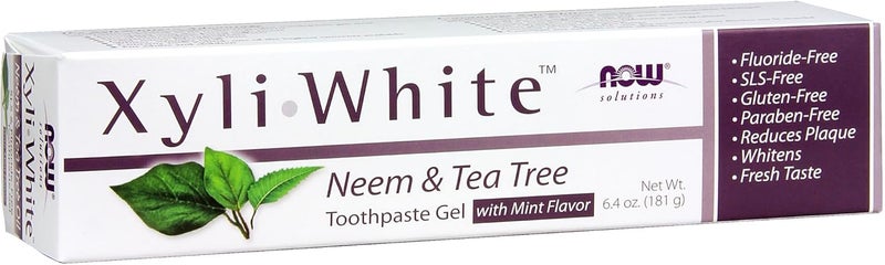 now Xyliwhite Neem and Tea Tree Toothpaste Gel with Mint Flavour 640 oz - Image 1
