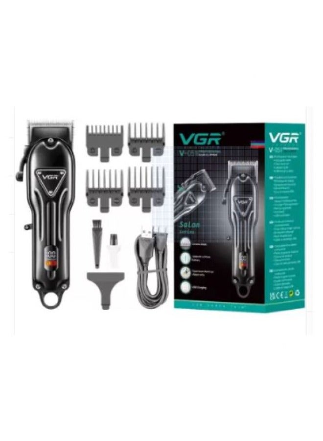 V-051 Rechargeable Cordless Electric Shaver black