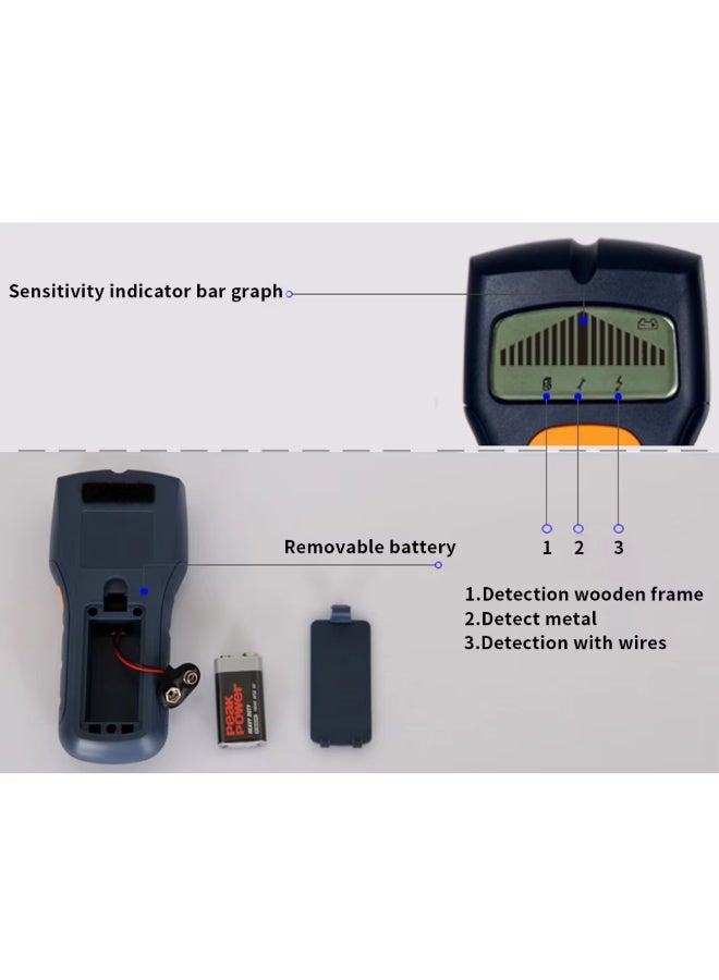 3 in 1 Stud Finder Wire Metal Wood Detectors AC Wire Detect Wall Scanner Finder with LCD Display - Image 5