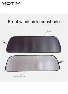 Windshield Sunshade for 2018 to 2022 Jeep Wrangler JL, Heat Shield Sunshades Visor Mat, Aluminum Foil 3 Layers Laminate Structure, Black Silver - pzsku/Z432A3CA6F8759A639D32Z/45/_/1701249463/fd5f0743-25c8-45cc-997a-4e04e6f6fe01