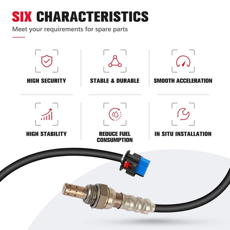 QIJIAUTO Oxygen Sensor for Ford F-150 2018-2021 and Edge V6 V8 Downstream - Image 5