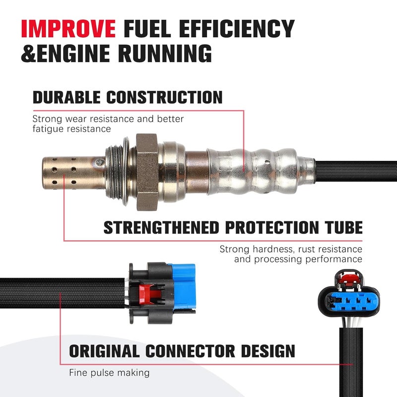 QIJIAUTO Oxygen Sensor for Ford F-150 2018-2021 and Edge V6 V8 Downstream - Image 4